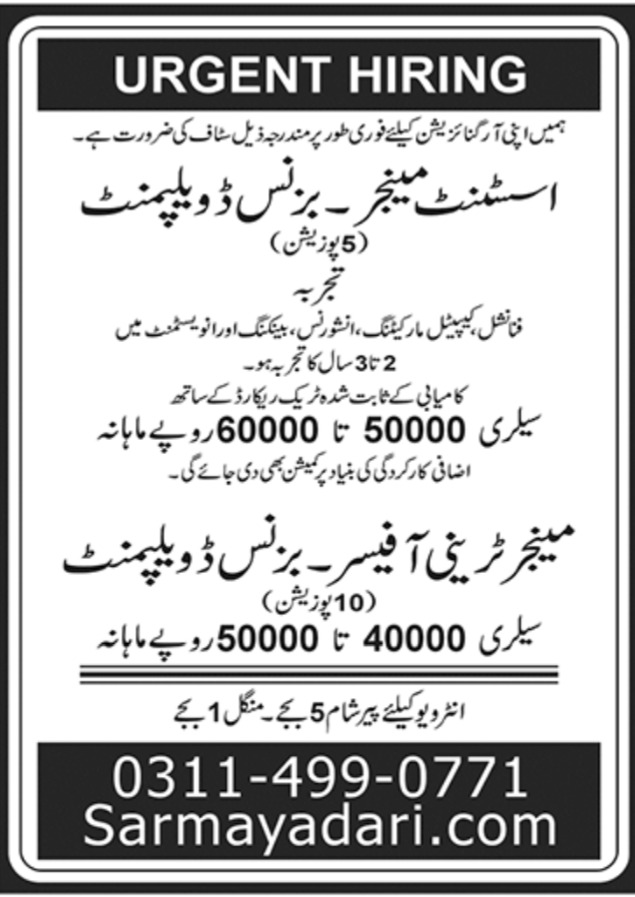 Private Organization Jobs March 2023